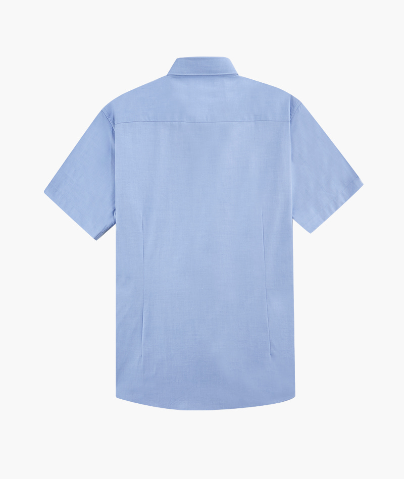 [피에르가르뎅] 옥스퍼드 스트레치 슬림핏 블루 셔츠 PJDS2958 - 던필드몰_DawnFieldMall