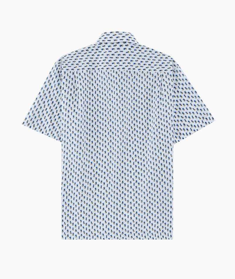 [피에르가르뎅] 파인애플 프린트 노말핏 셔츠 PJDS2724 - 던필드몰_DawnFieldMall